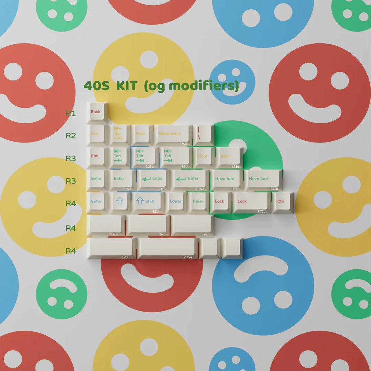 PBTfans Cool Kids Keycaps