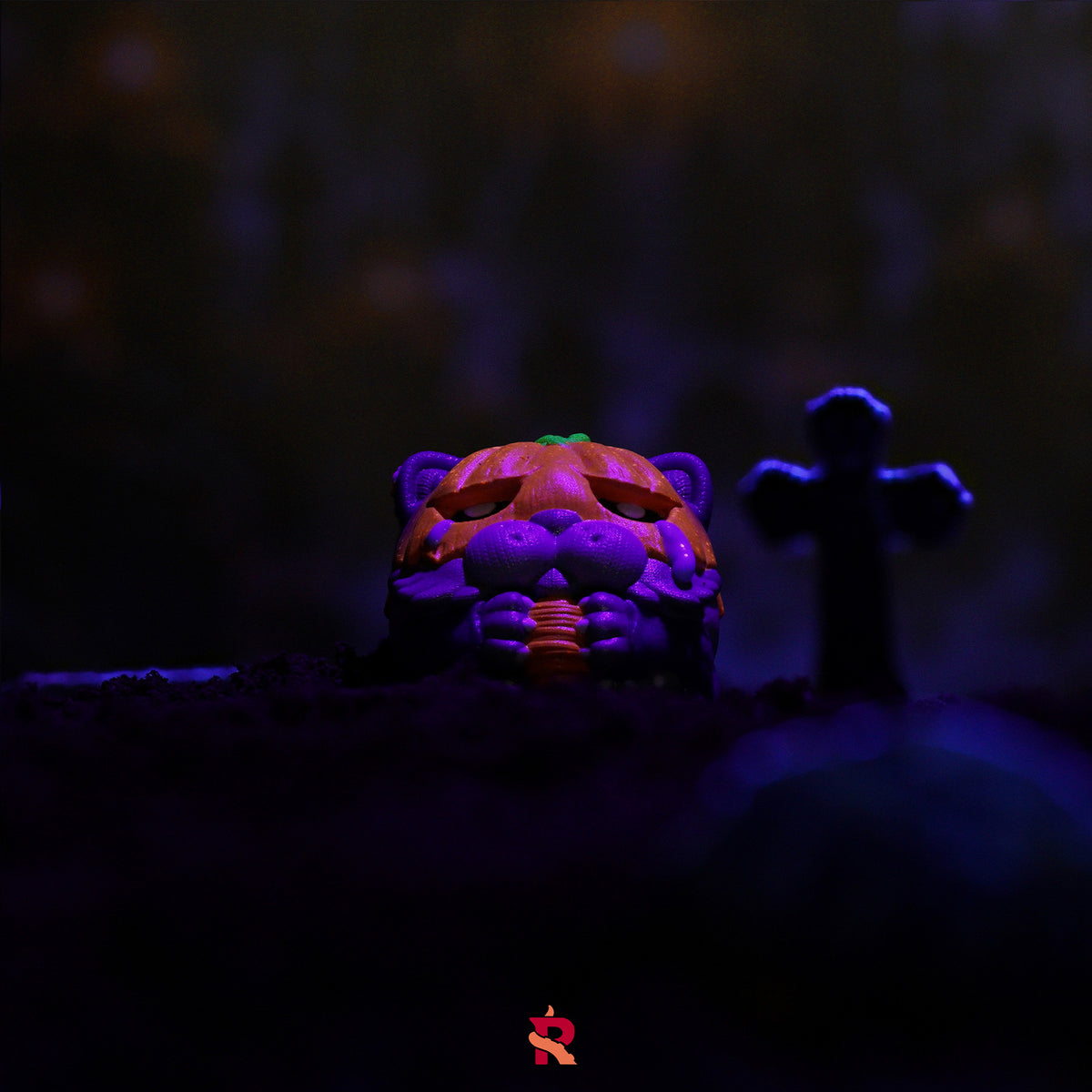 Abandoned Pets Halloween Artisan Keycap
