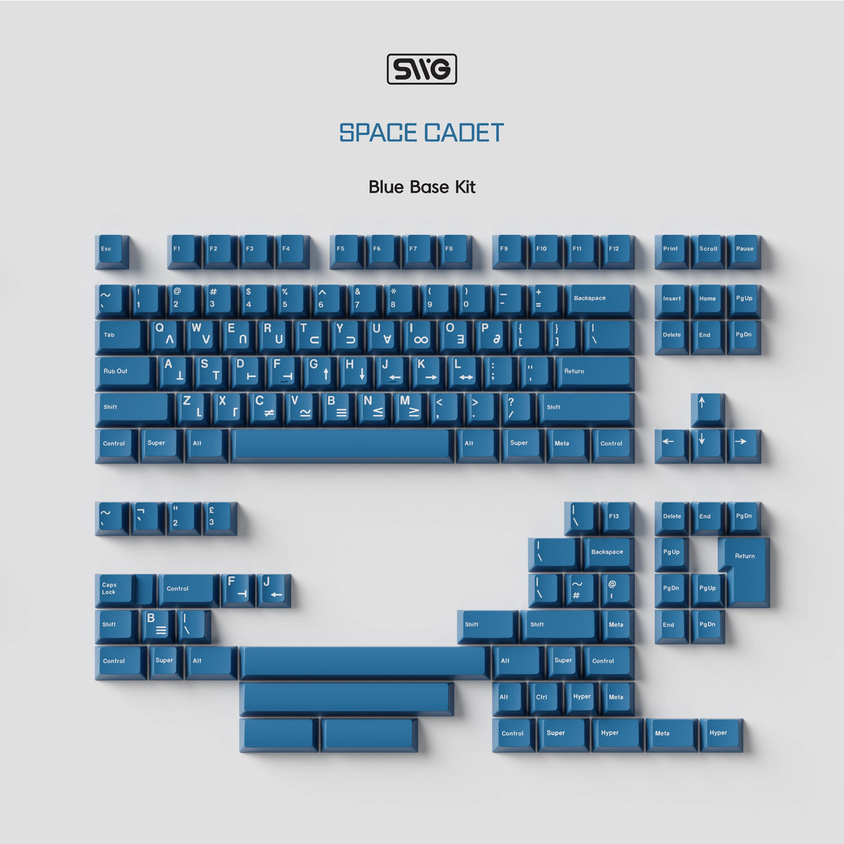 SWG Space Cadet Keycaps