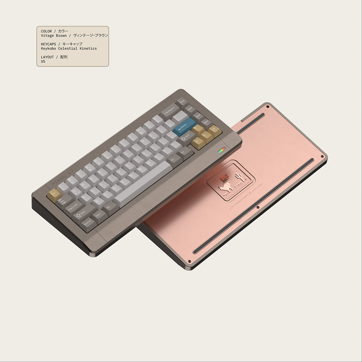 Pixtendo x Keykobo Pixel67 Keyboard - Fully Built