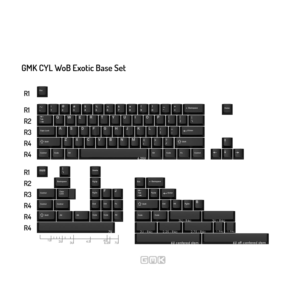 GMK CYL WoB Keycaps