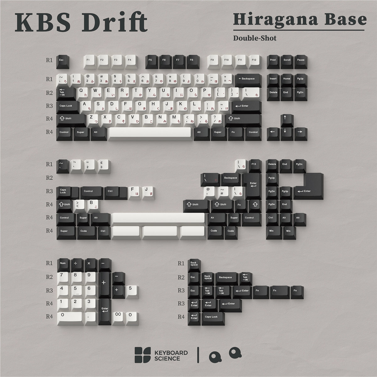 KBS Drift Keycaps