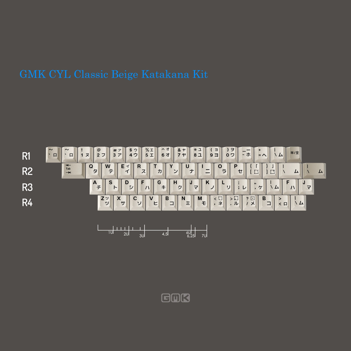 GMK CYL Beige Keycaps