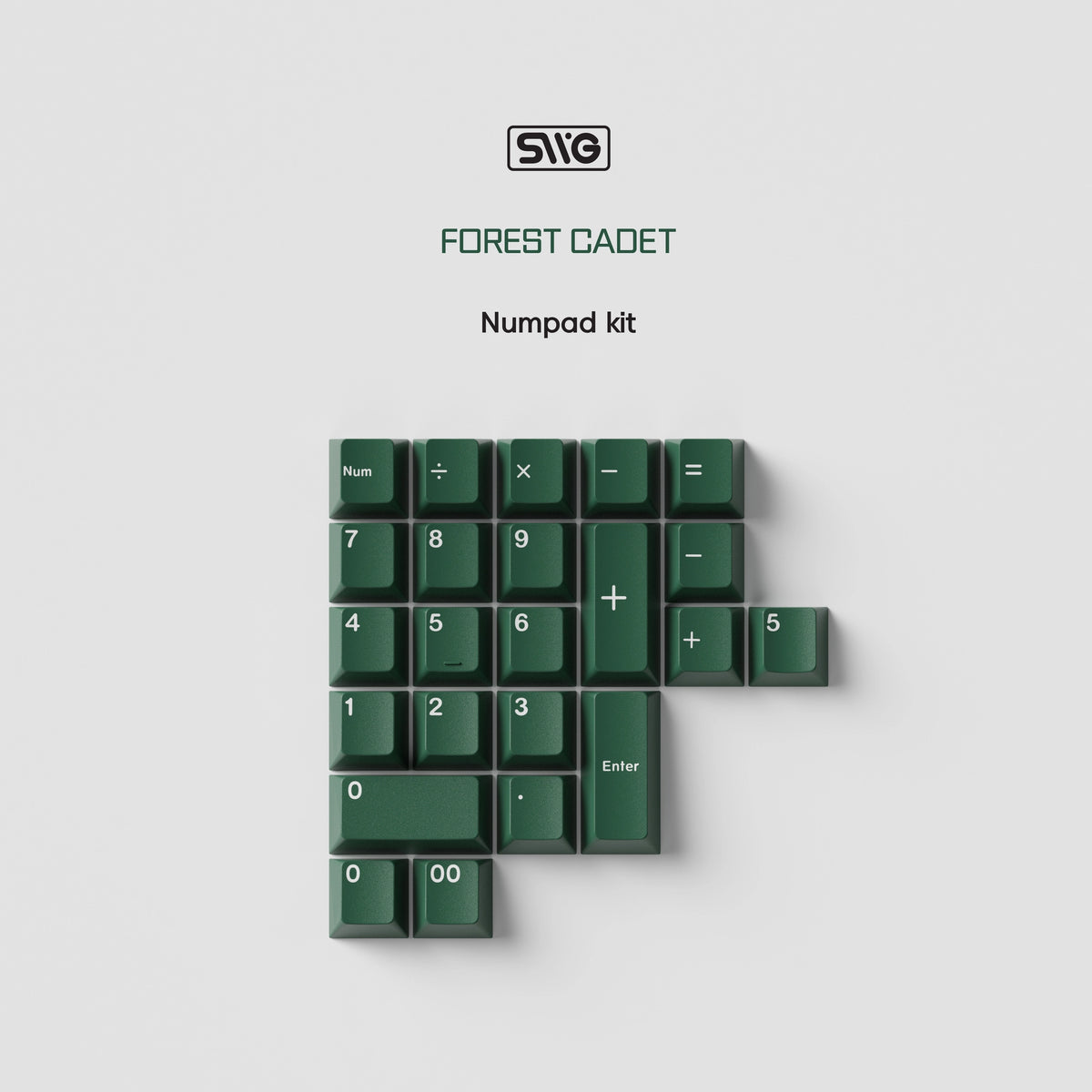 SWG Forest Cadet Keycaps