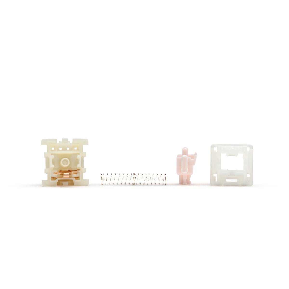 Gateron KS - 3X1 Milky Pro Pink Silent Linear Switches - Divinikey