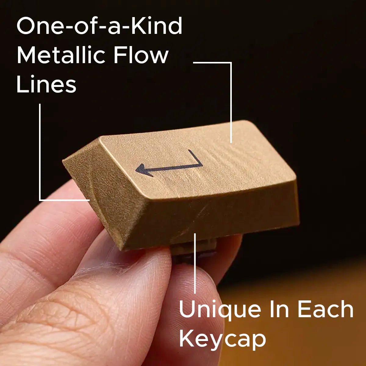 GMK Black & Gold Keycaps - Divinikey
