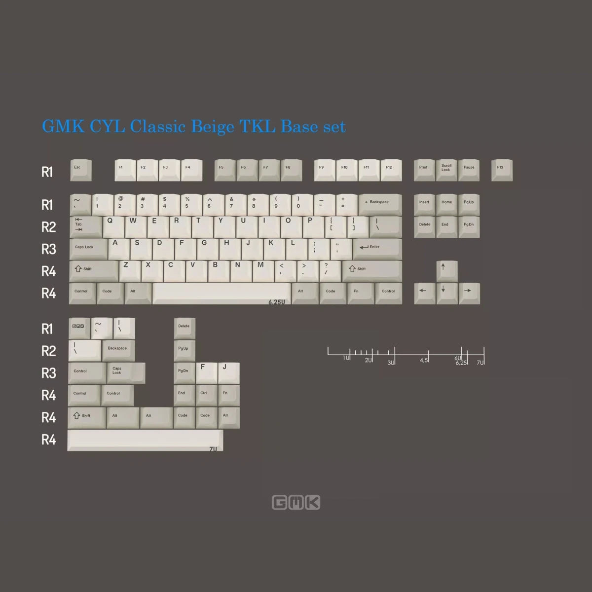 GMK CYL Beige Keycaps - Divinikey