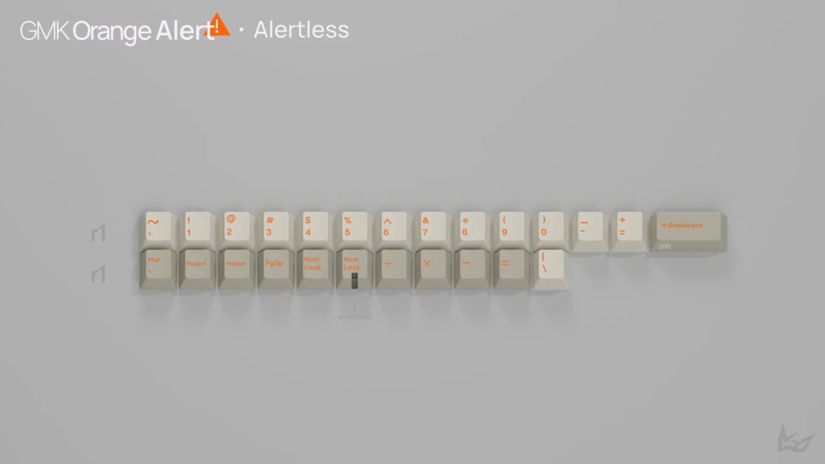 GMK CYL Orange Alert Keycaps - Divinikey