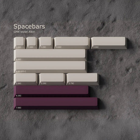 GMK Violet Alert Keycaps - Divinikey