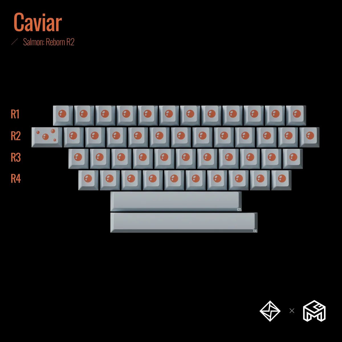 GOM Salmon Reborn Keycaps - Divinikey