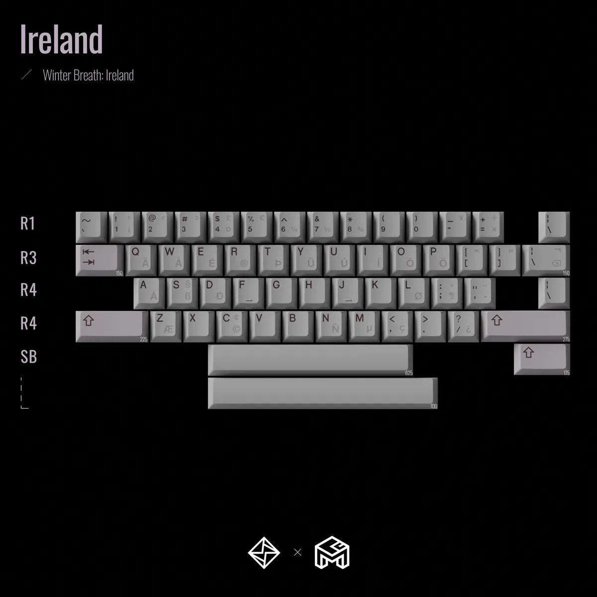 GOM Winter Breath R2 Keycaps - Divinikey