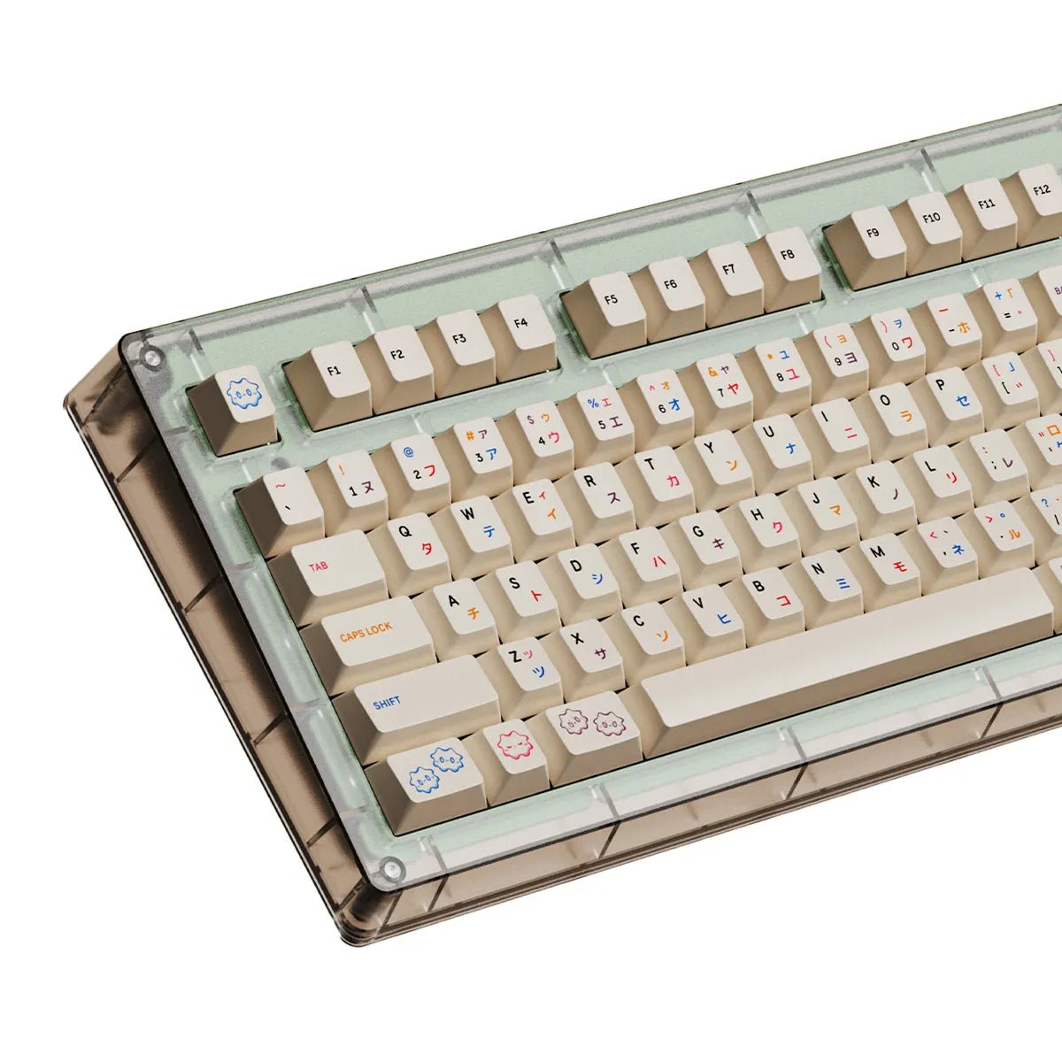 HIBI Office Beige Keycaps - Divinikey