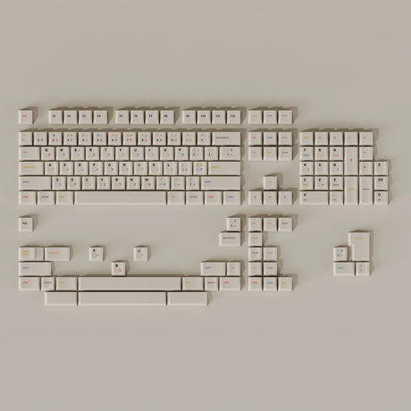HIBI Office Beige Keycaps - Divinikey