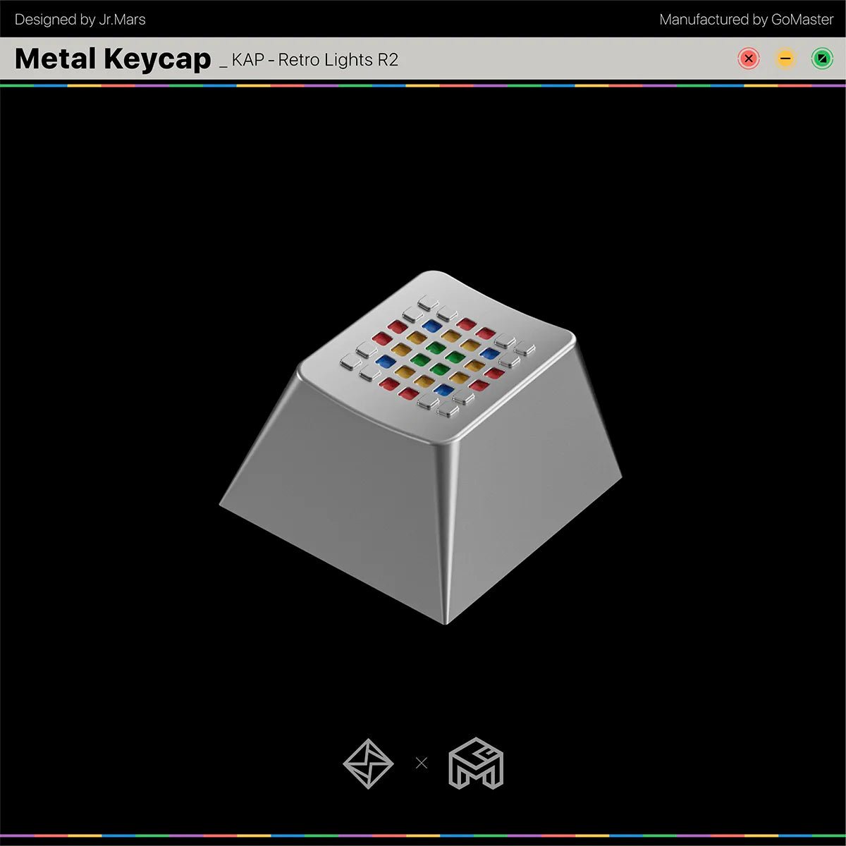 KAP Retro Lights R2 Keycaps - Divinikey