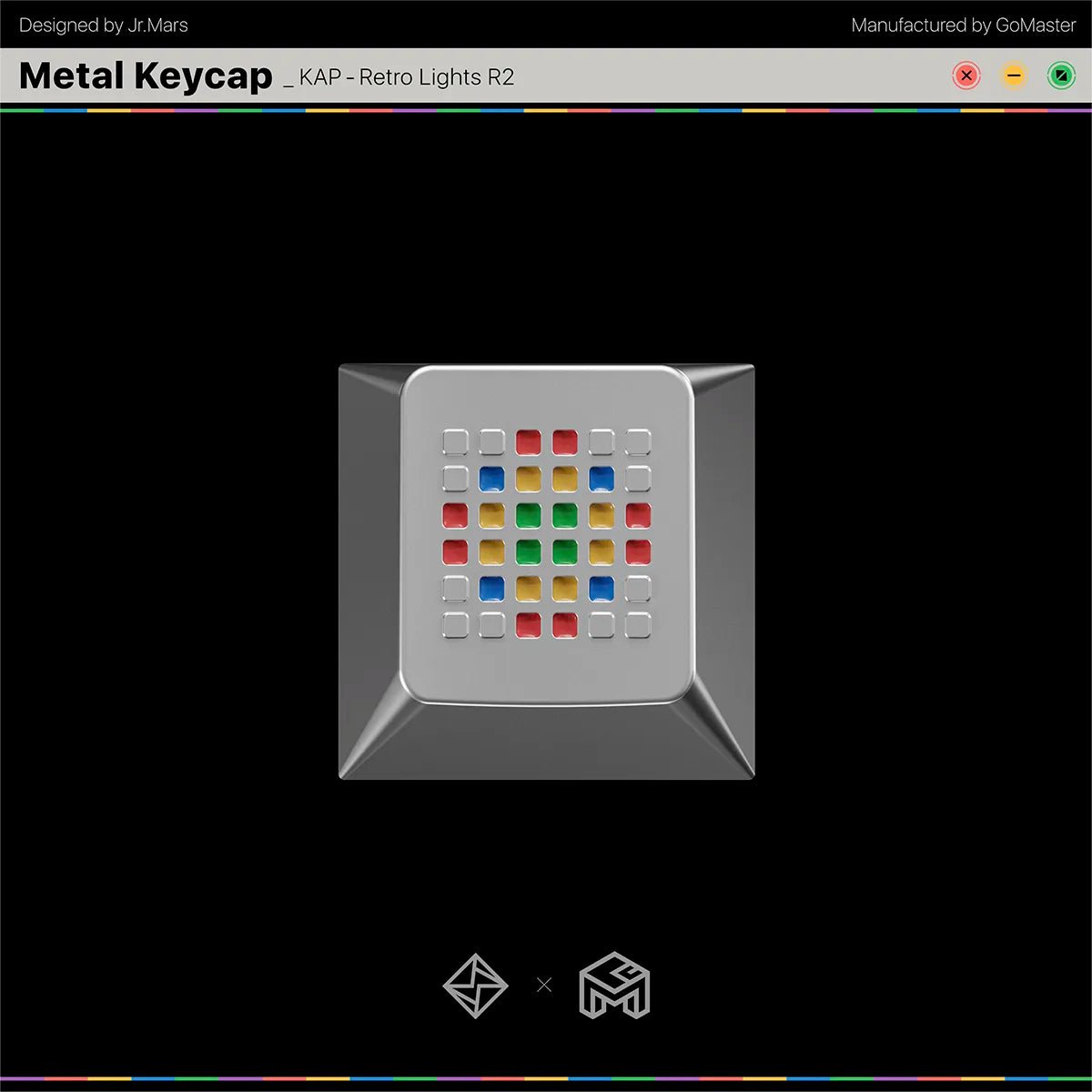 KAP Retro Lights R2 Keycaps - Divinikey