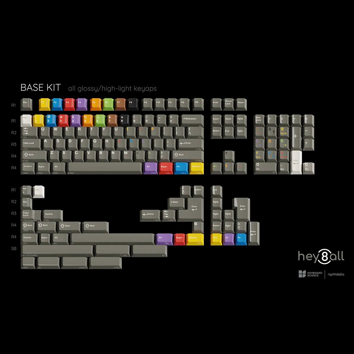 KBS Heyball Keycaps - Divinikey