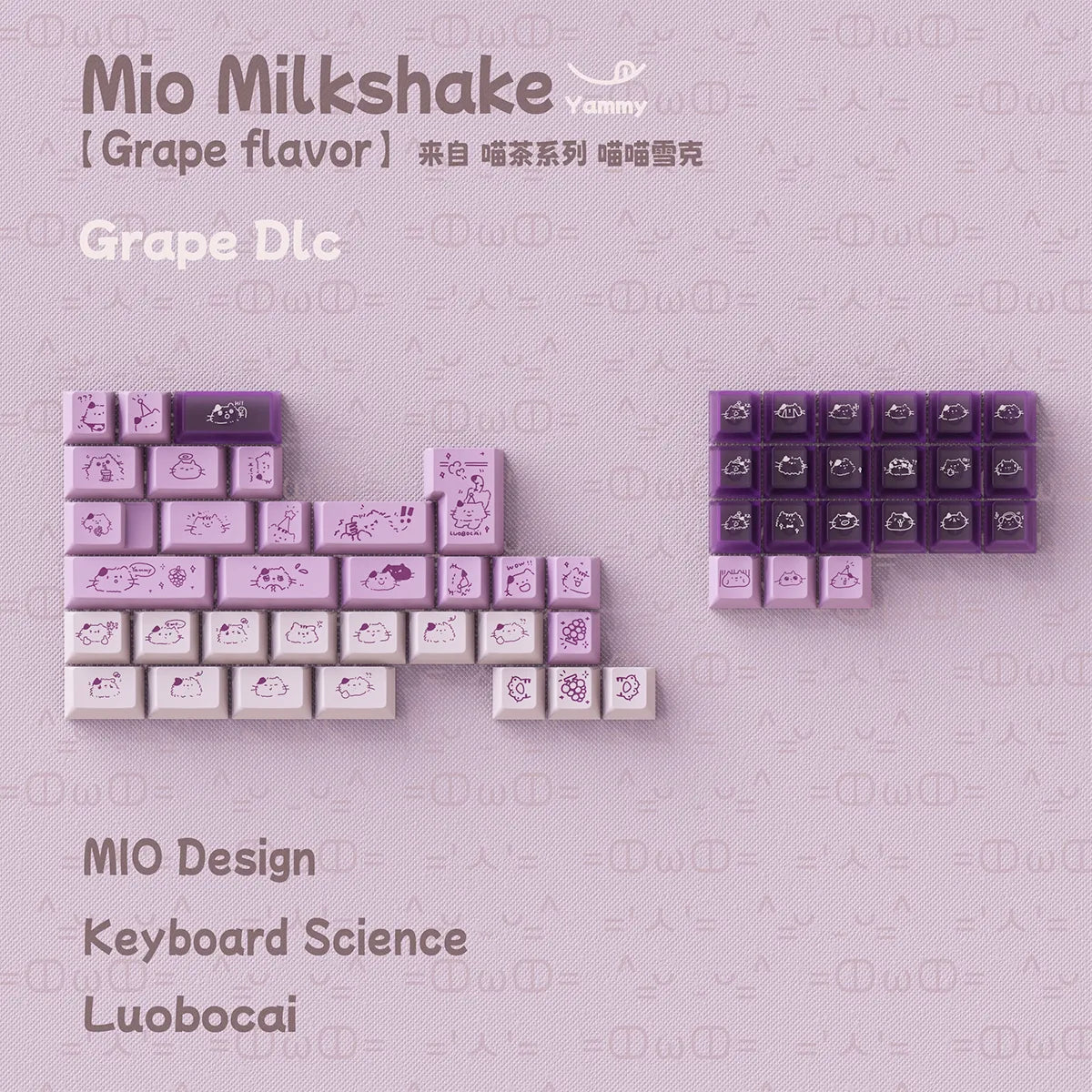 KBS Mio Milkshake Keycaps - Divinikey