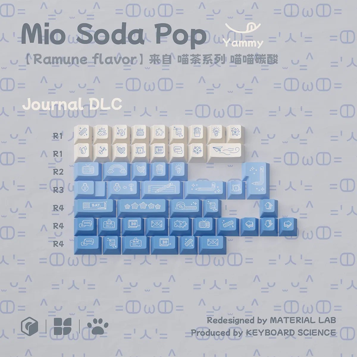 KBS Mio Soda Pop Keycaps - Divinikey