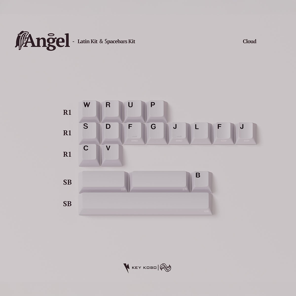 Keykobo Angel Keycaps - Divinikey