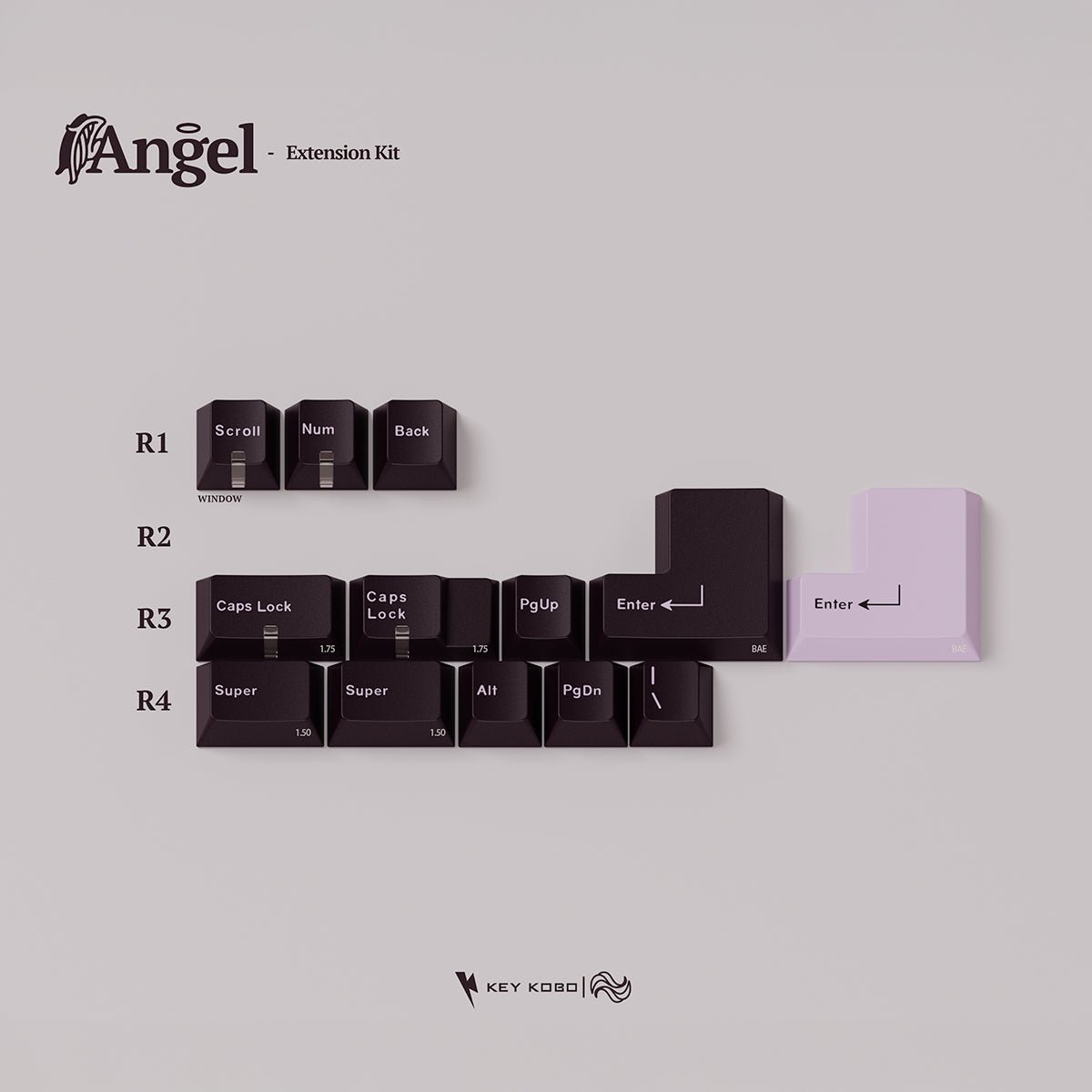 Keykobo Angel Keycaps - Divinikey