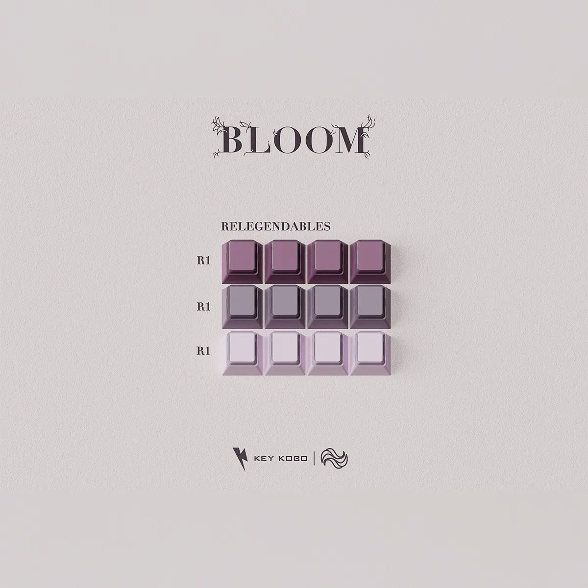 Keykobo Bloom Keycap Set - Divinikey