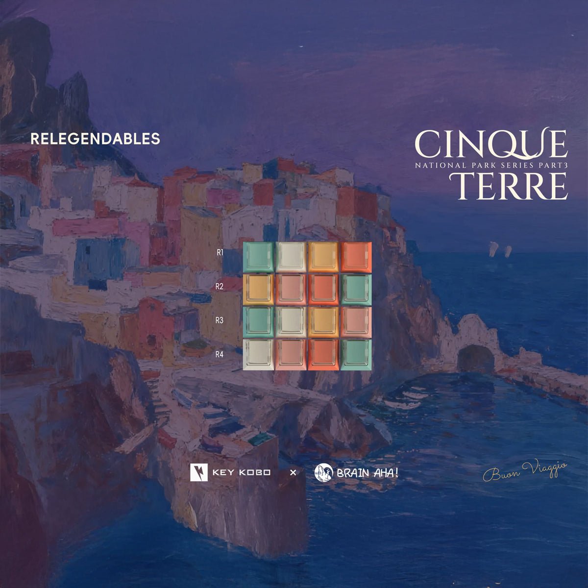 Keykobo Cinque Terre Keycaps - Divinikey