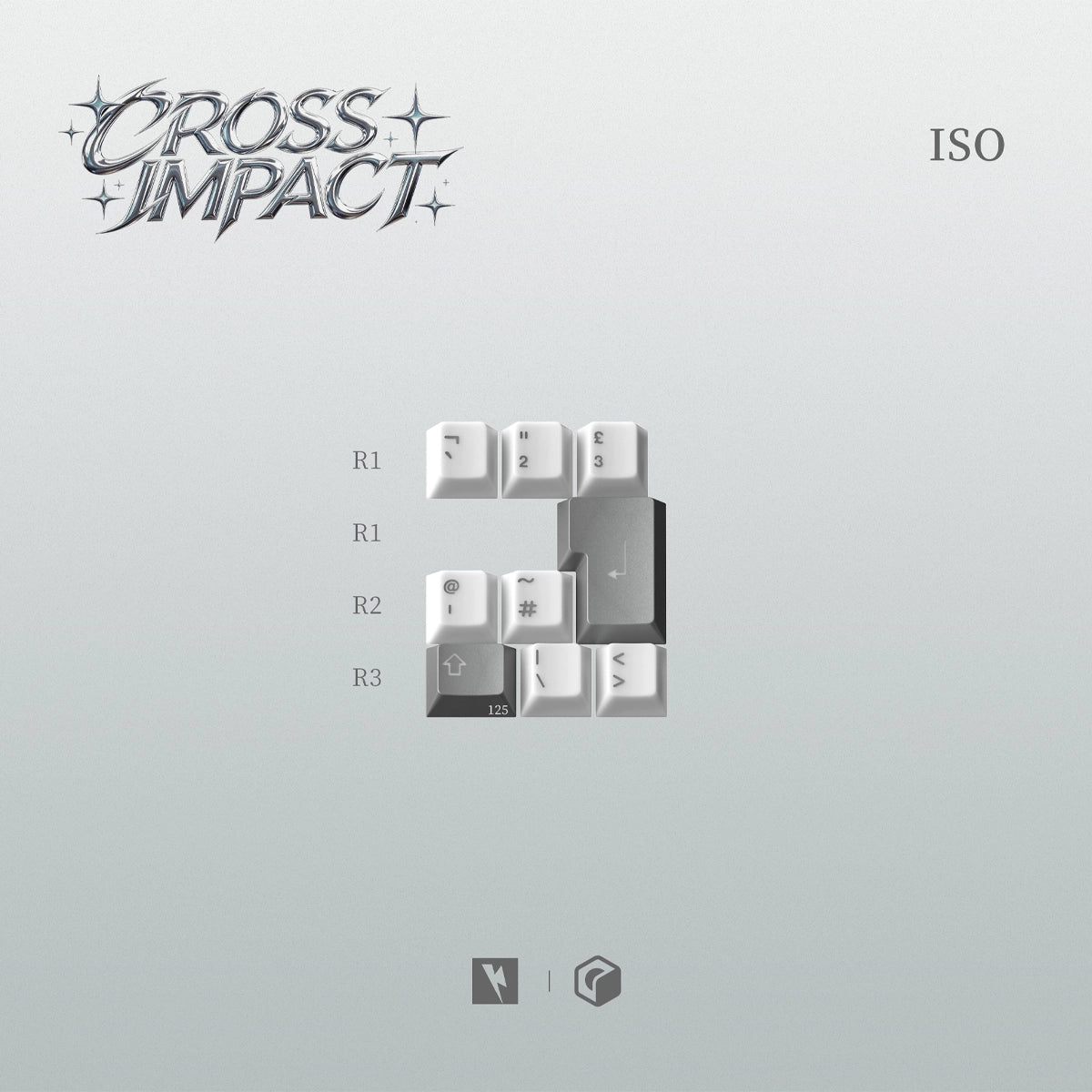 Keykobo Cross Impact Keycaps - Divinikey