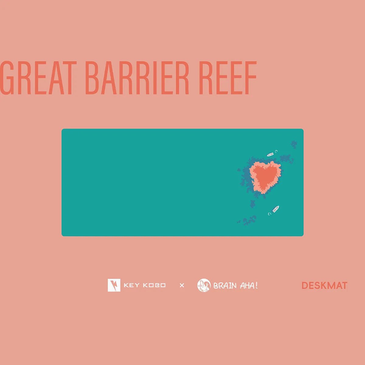 Keykobo Great Barrier Reef Deskmat - Divinikey