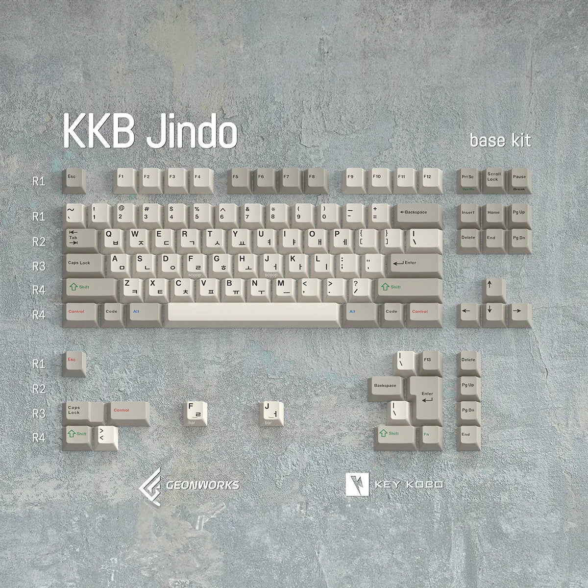 Keykobo Jindo Keycap Set - Divinikey