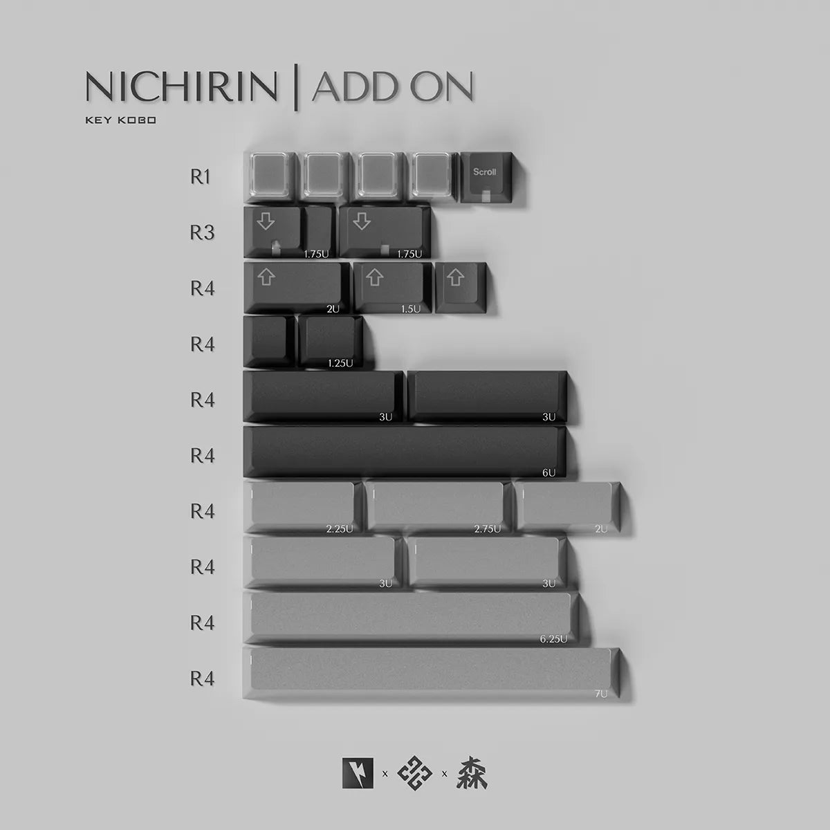 Keykobo Nichirin Keycaps - Divinikey