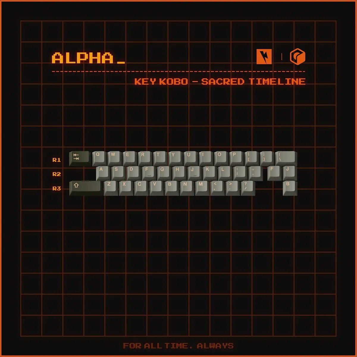 Keykobo Sacred Timeline Keycaps - Divinikey