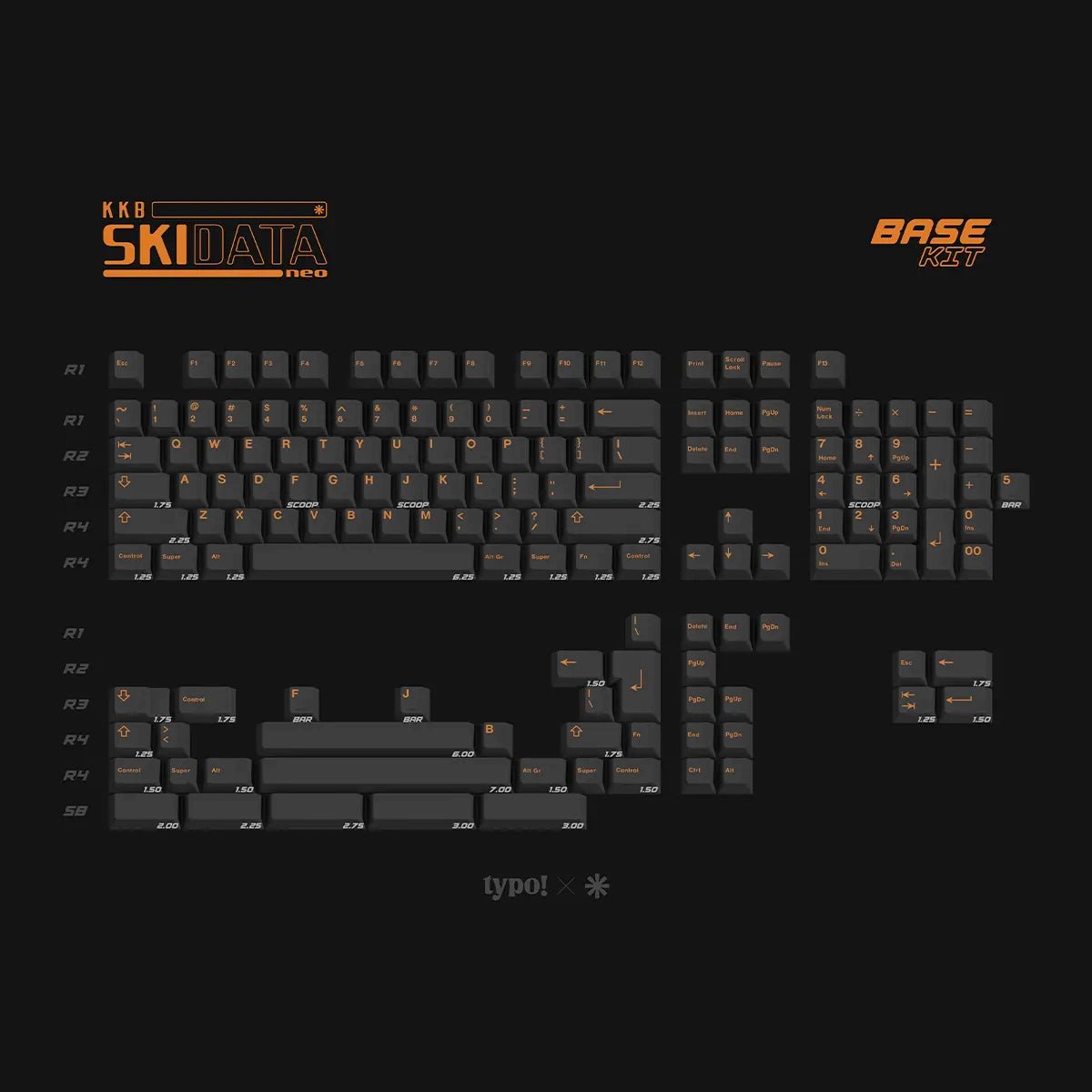 Keykobo Skidata Neo Keycap Set - Divinikey