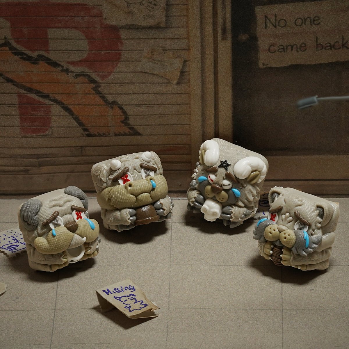 Kraken Rebels Abandoned Pets Beige Artisan - Divinikey