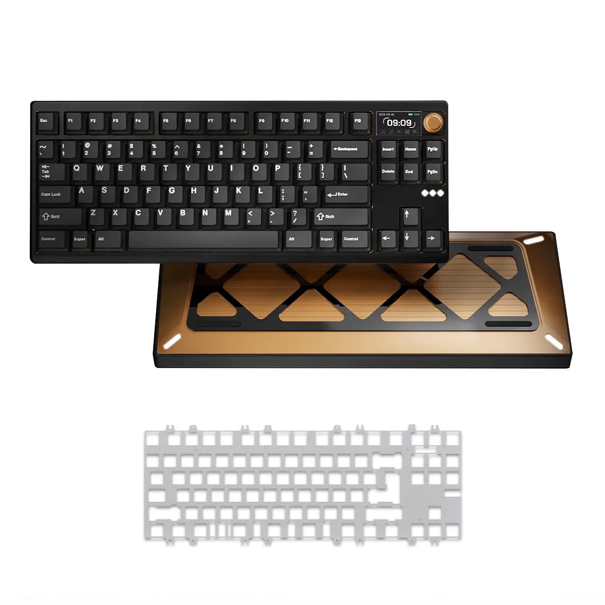 Meletrix Zoom DYNA TKL Keyboard - Anodized Black - Divinikey