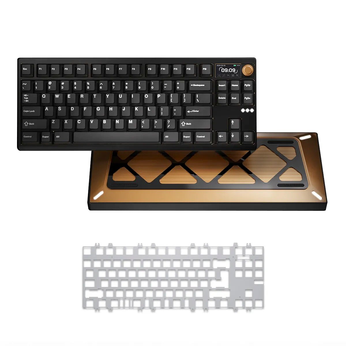 Meletrix Zoom DYNA TKL Keyboard - Anodized Black - Divinikey