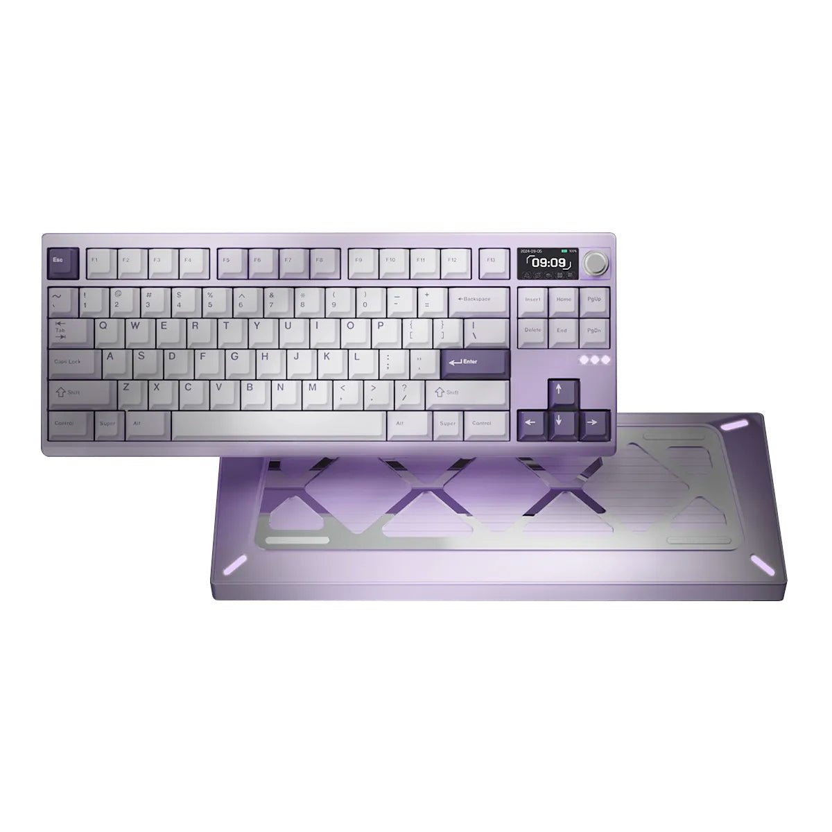 Meletrix Zoom DYNA TKL Keyboard - Anodized Lavender - Divinikey