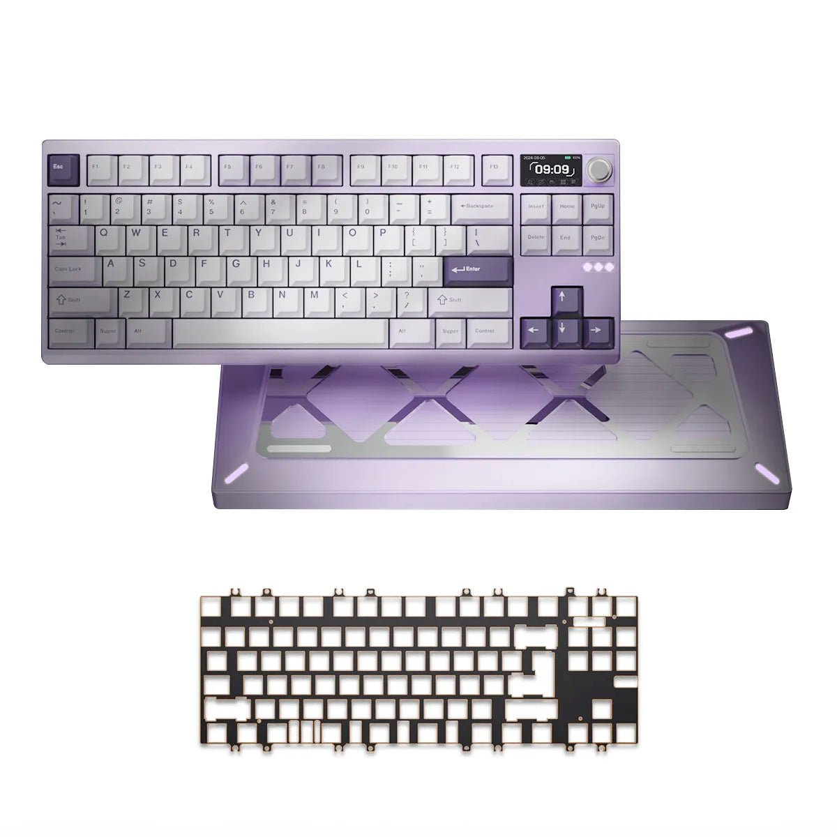 Meletrix Zoom DYNA TKL Keyboard - Anodized Lavender - Divinikey