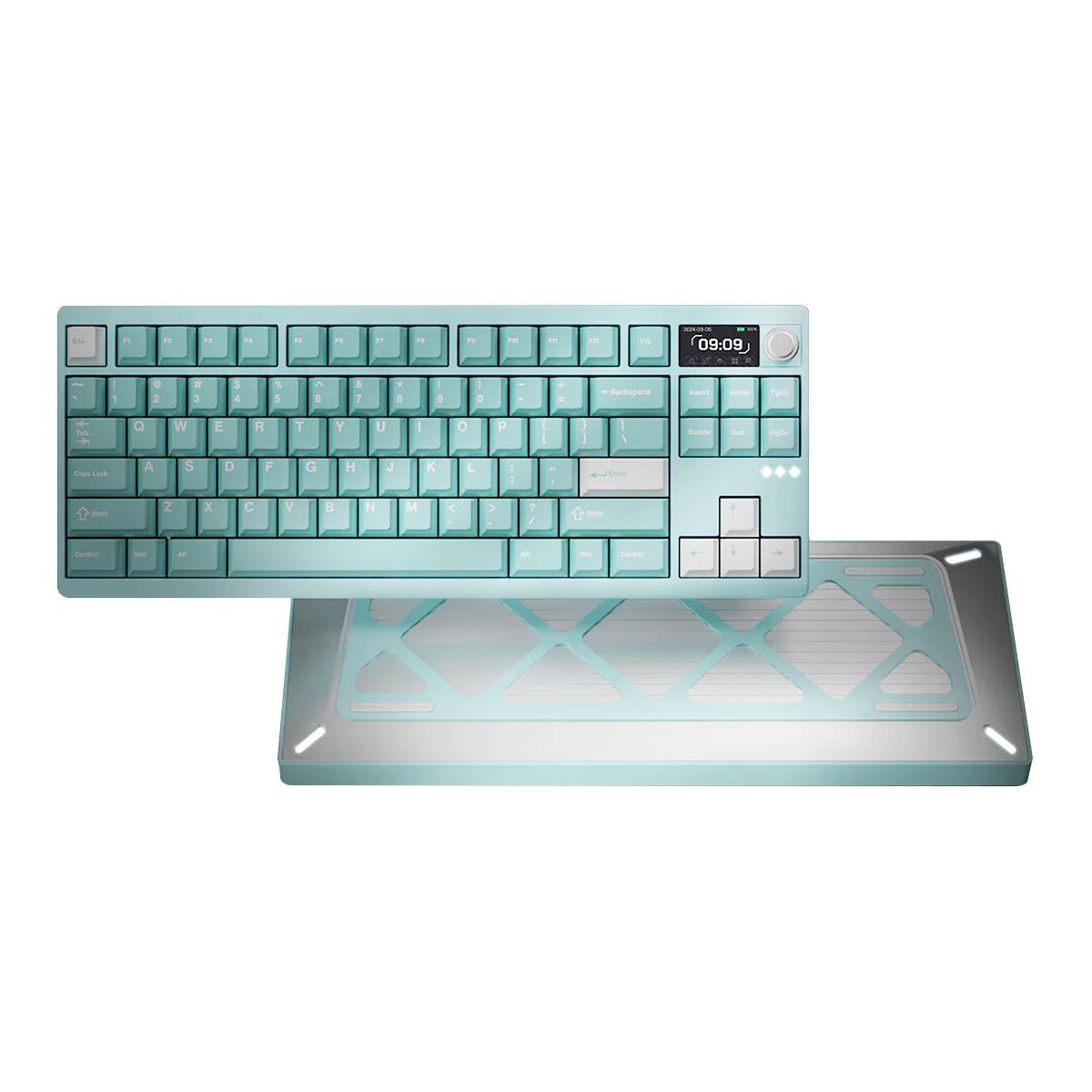 Meletrix Zoom DYNA TKL Keyboard - Aquamarine - Divinikey