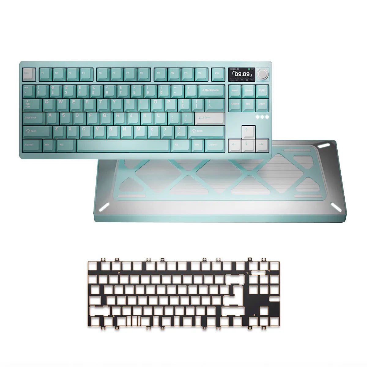 Meletrix Zoom DYNA TKL Keyboard - Aquamarine - Divinikey