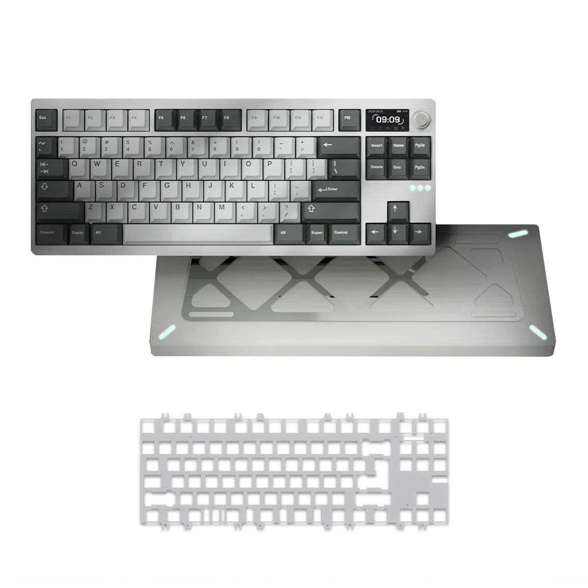 Meletrix Zoom DYNA TKL Keyboard - E - White - Divinikey
