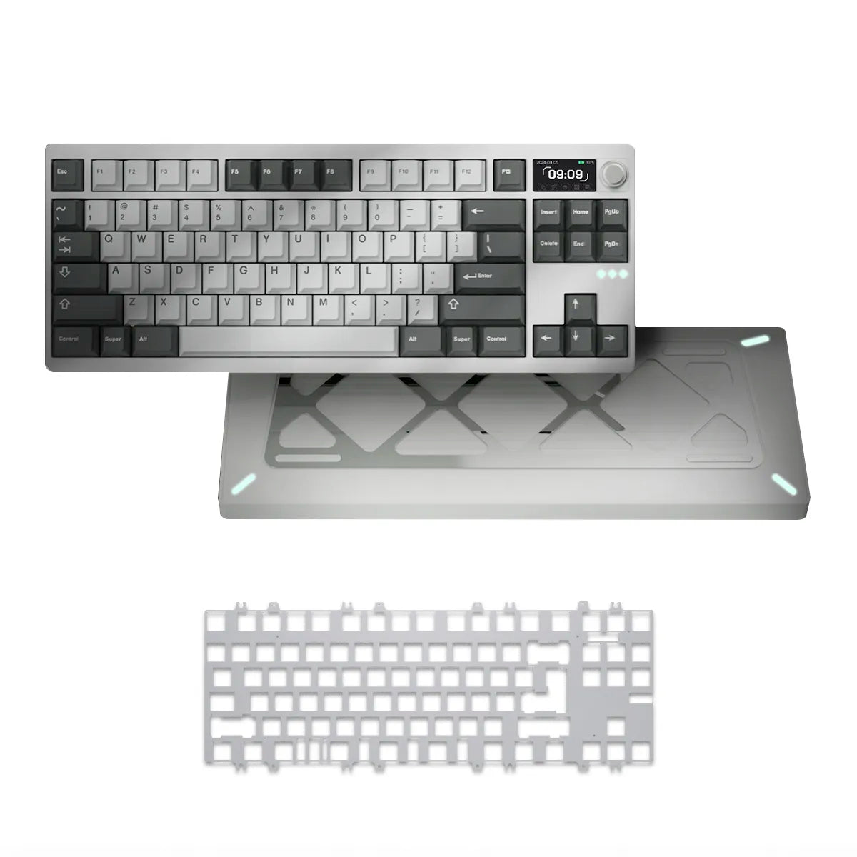 Meletrix Zoom DYNA TKL Keyboard - E - White - Divinikey