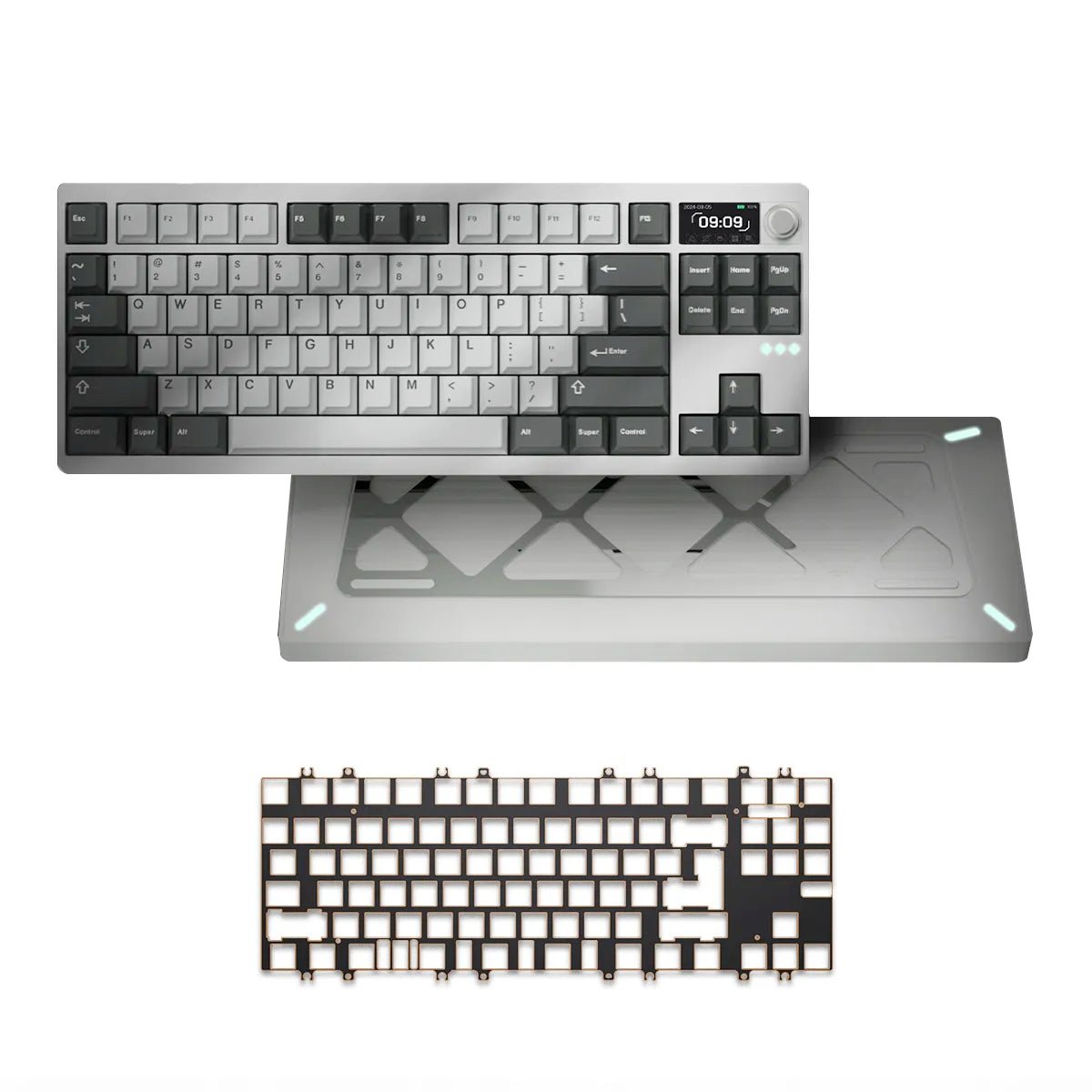 Meletrix Zoom DYNA TKL Keyboard - E - White - Divinikey