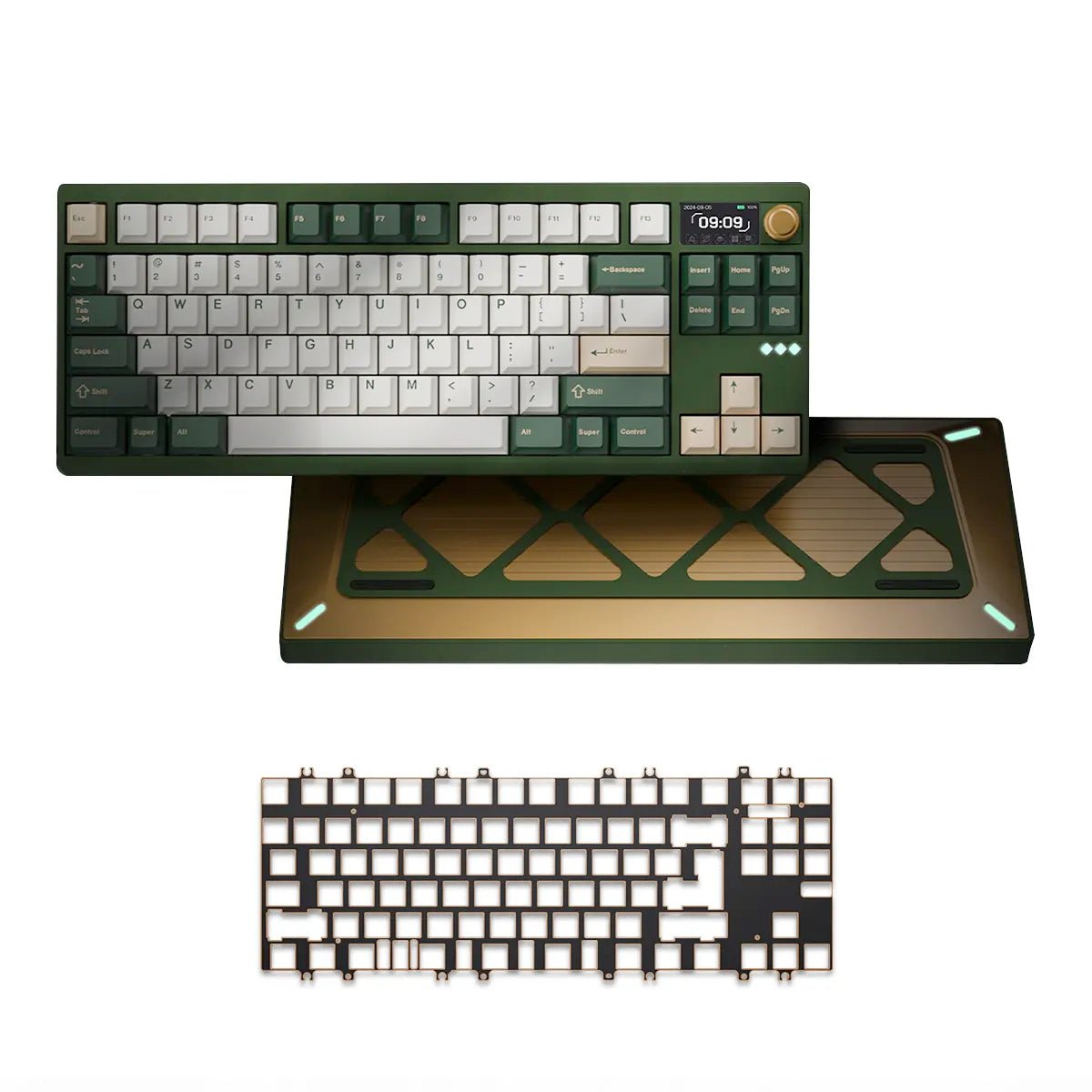 Meletrix Zoom DYNA TKL Keyboard - Forest Green - Divinikey