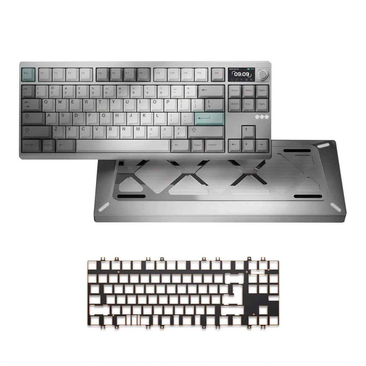 Meletrix Zoom DYNA TKL Keyboard - GT Silver - Divinikey
