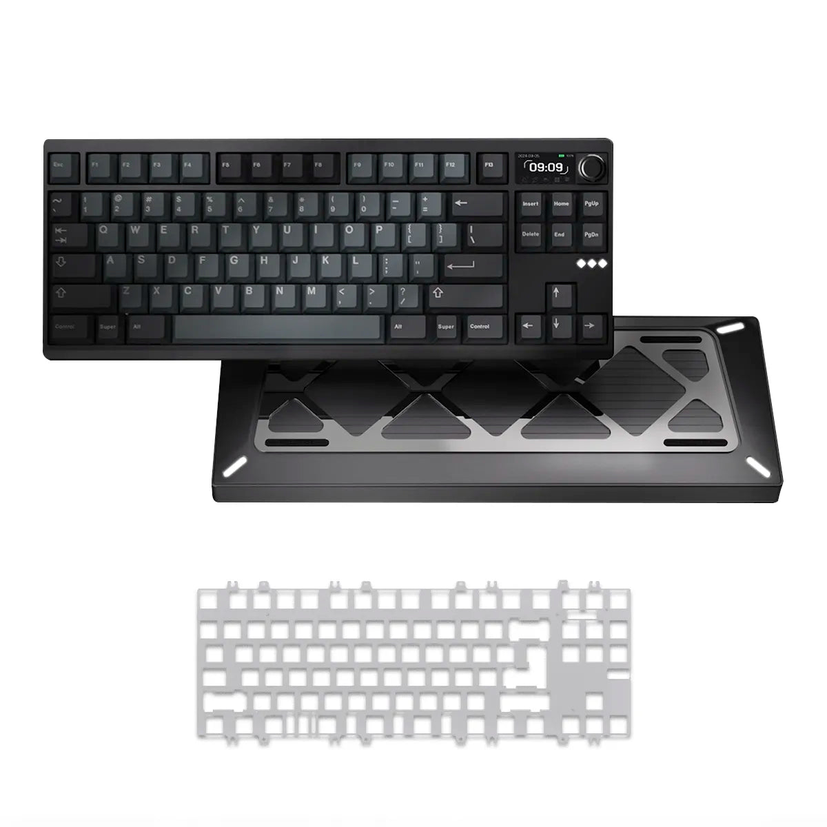 Meletrix Zoom DYNA TKL Keyboard - Gunmetal Gray - Divinikey