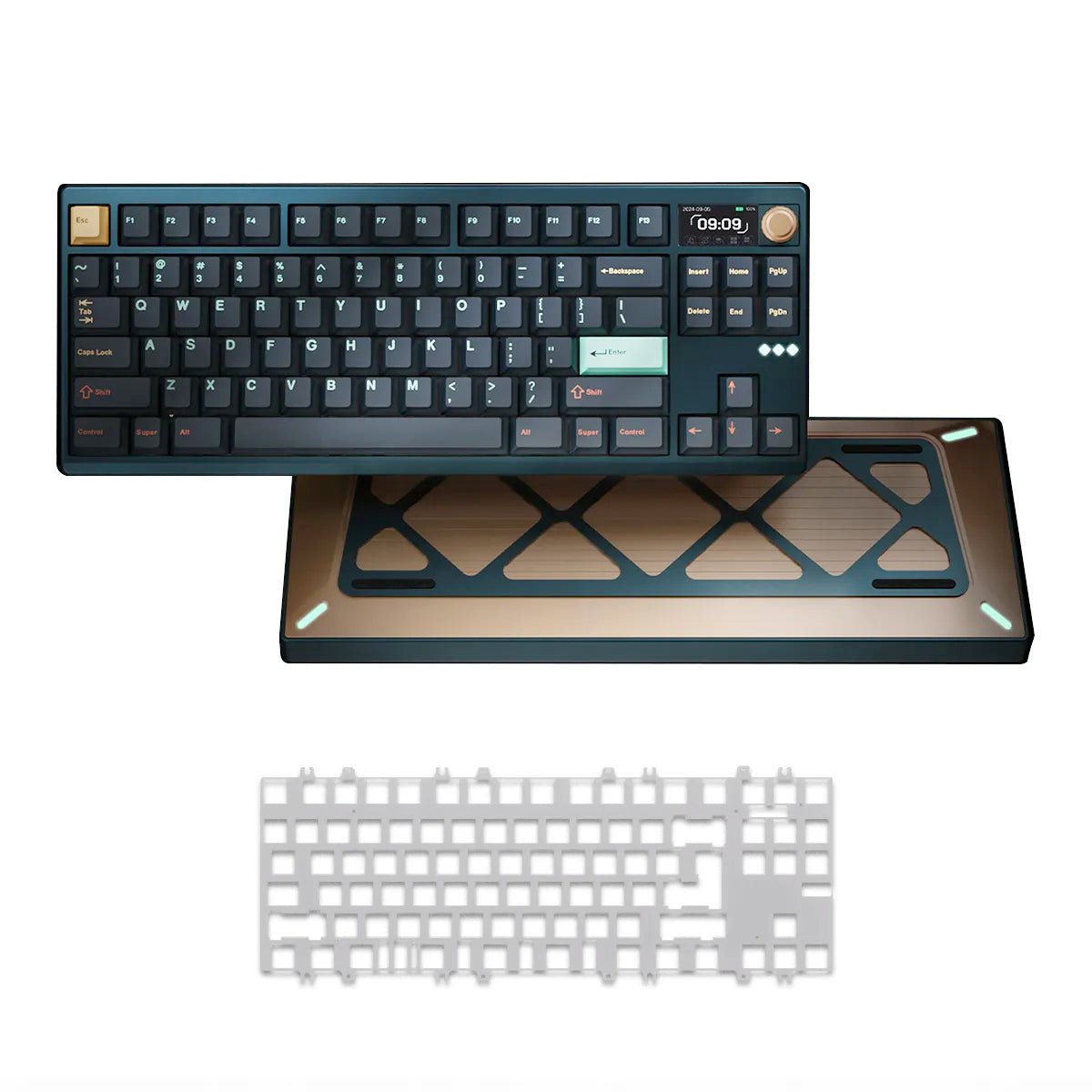 Meletrix Zoom DYNA TKL Keyboard - Ink Green - Divinikey