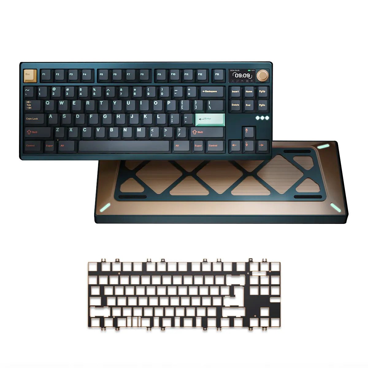 Meletrix Zoom DYNA TKL Keyboard - Ink Green - Divinikey