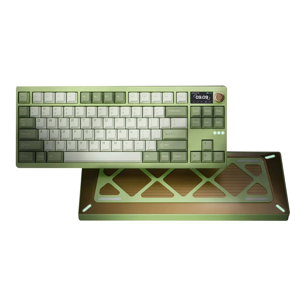Meletrix Zoom DYNA TKL Keyboard - Milky Green - Divinikey