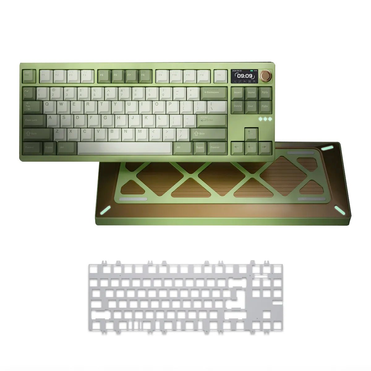 Meletrix Zoom DYNA TKL Keyboard - Milky Green - Divinikey