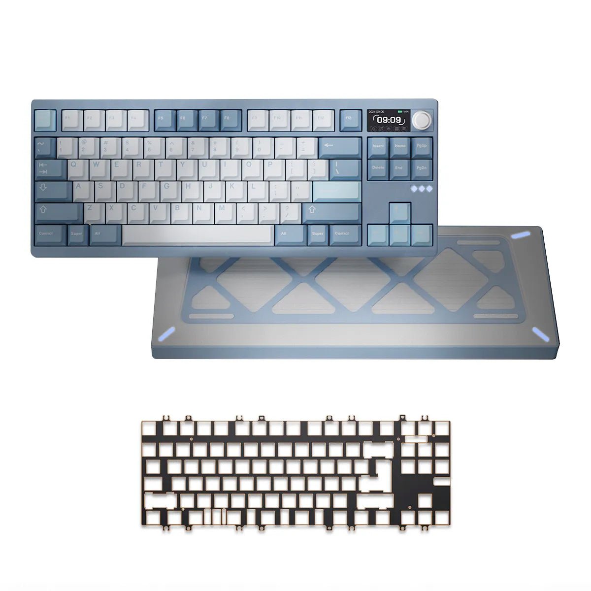 Meletrix Zoom DYNA TKL Keyboard - Sky Blue - Divinikey